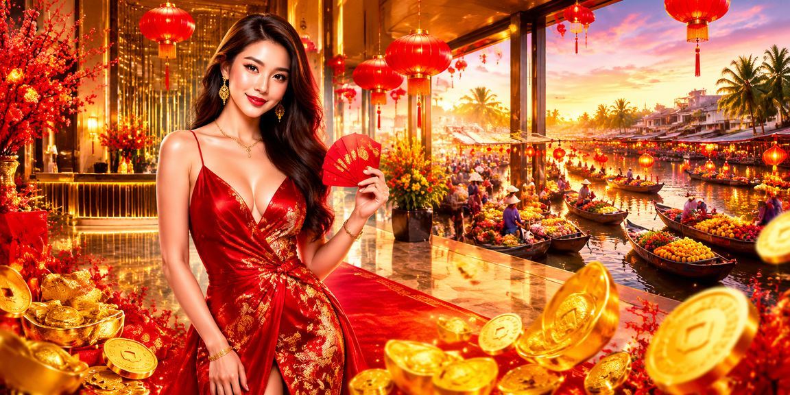 Người chơi tại Cần Thơ đăng ký và nhận thưởng buổi tối bên đèn lồng