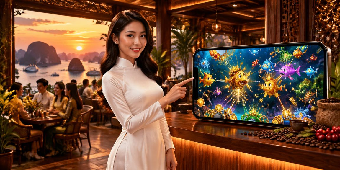 Người chơi tại Hạ Long tham gia sự kiện bắn cá năm mới